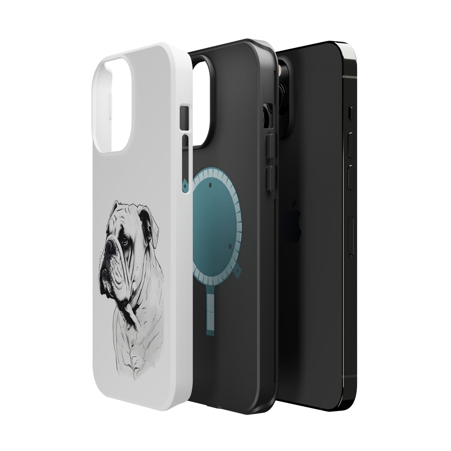 Bulldog Magnetic Tough Cases - Durable Phone Protection, Pet Lovers Gift, Animal Accessories, Unique Design, Personalized Tech