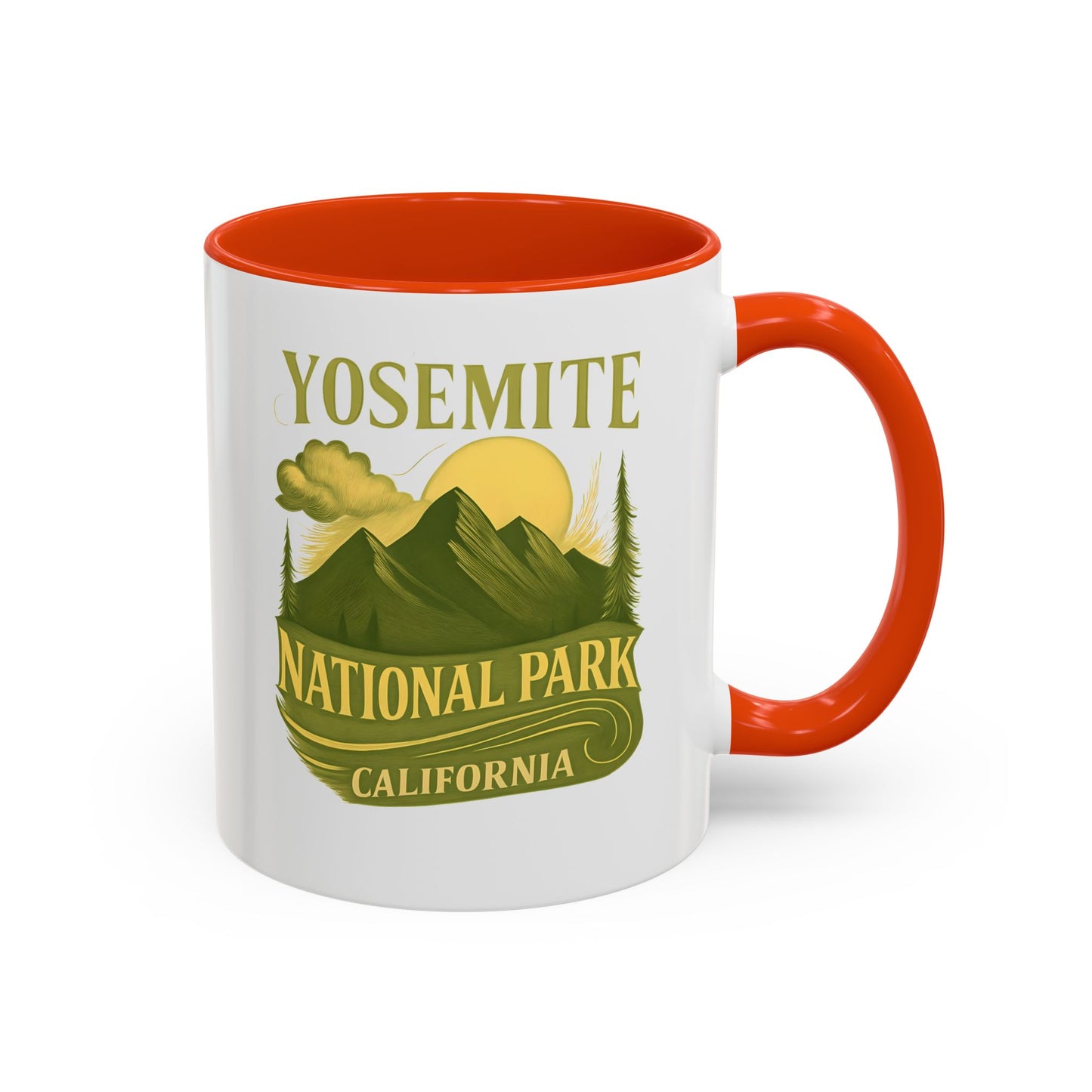 Yosemite National Park Accent Mug, Yosemite Gift, Yosemite Travel Gift, California Trip, Granola Girl Gift