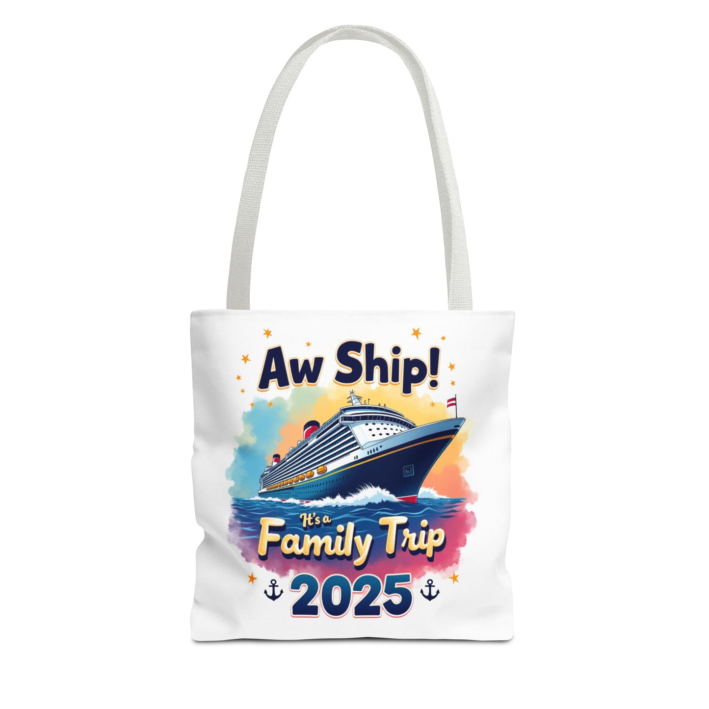Aw Ship Family Cruise Tote Bag, Family Vacation 2025, Custom Travel Shirt, Cruise Squad 2025, Cruise Mode On, Cruise Life Shirt