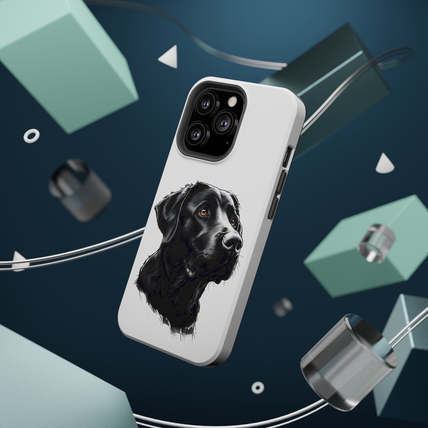 Dog Lover Tough Case, Durable Phone Cover, Pet Portrait Case, Unique Gift for Dog Owners, Custom Pet Accessories