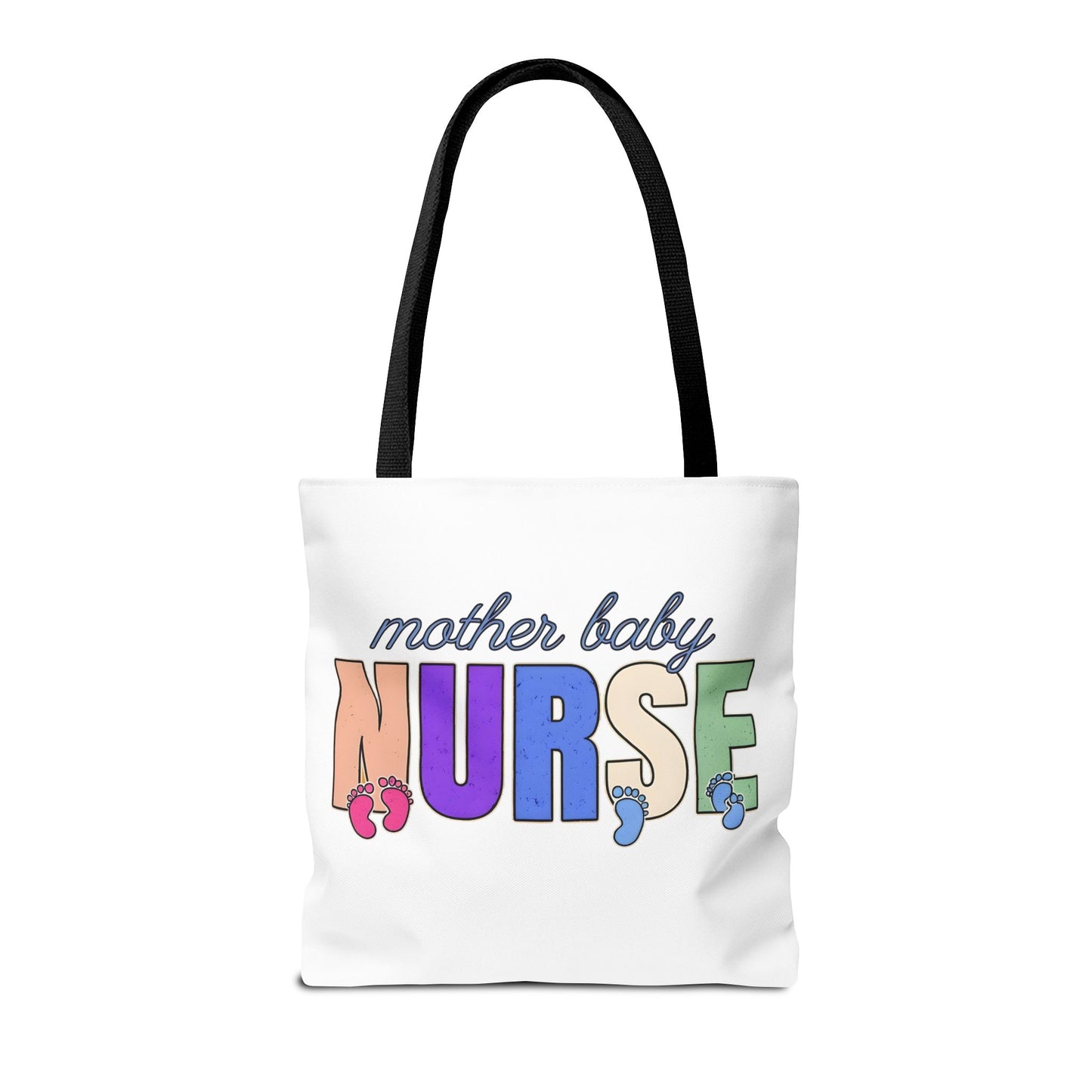 Postpartum Mother Baby Nurse Tote Bag, Nurse Appreciation, Cute Nurse Bag, Labor and Delivery, Midwife Gift
