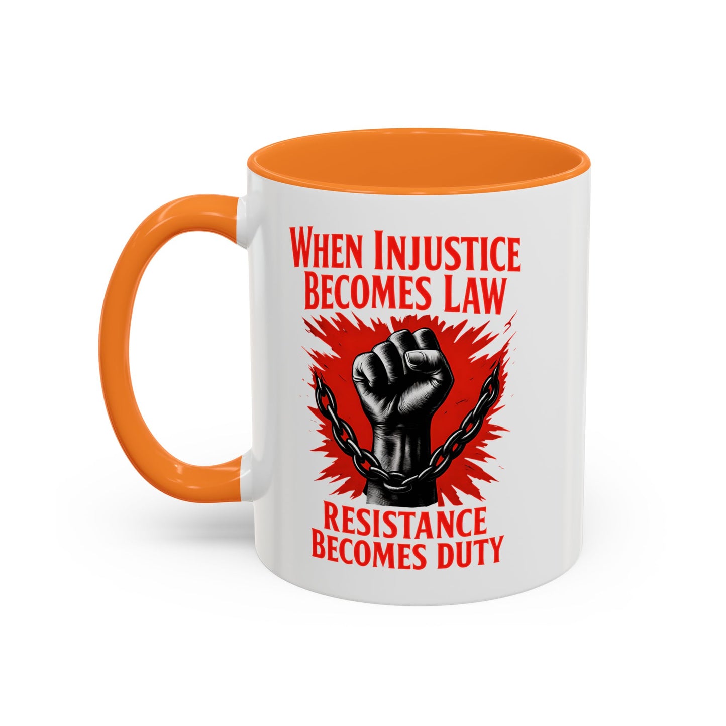 anti trump mug, chinga la mirgra, When Injustice Becomes Law, Resistance Mug, Social Justice Mug, Equality Coffee Cup, Resist Mug Gift