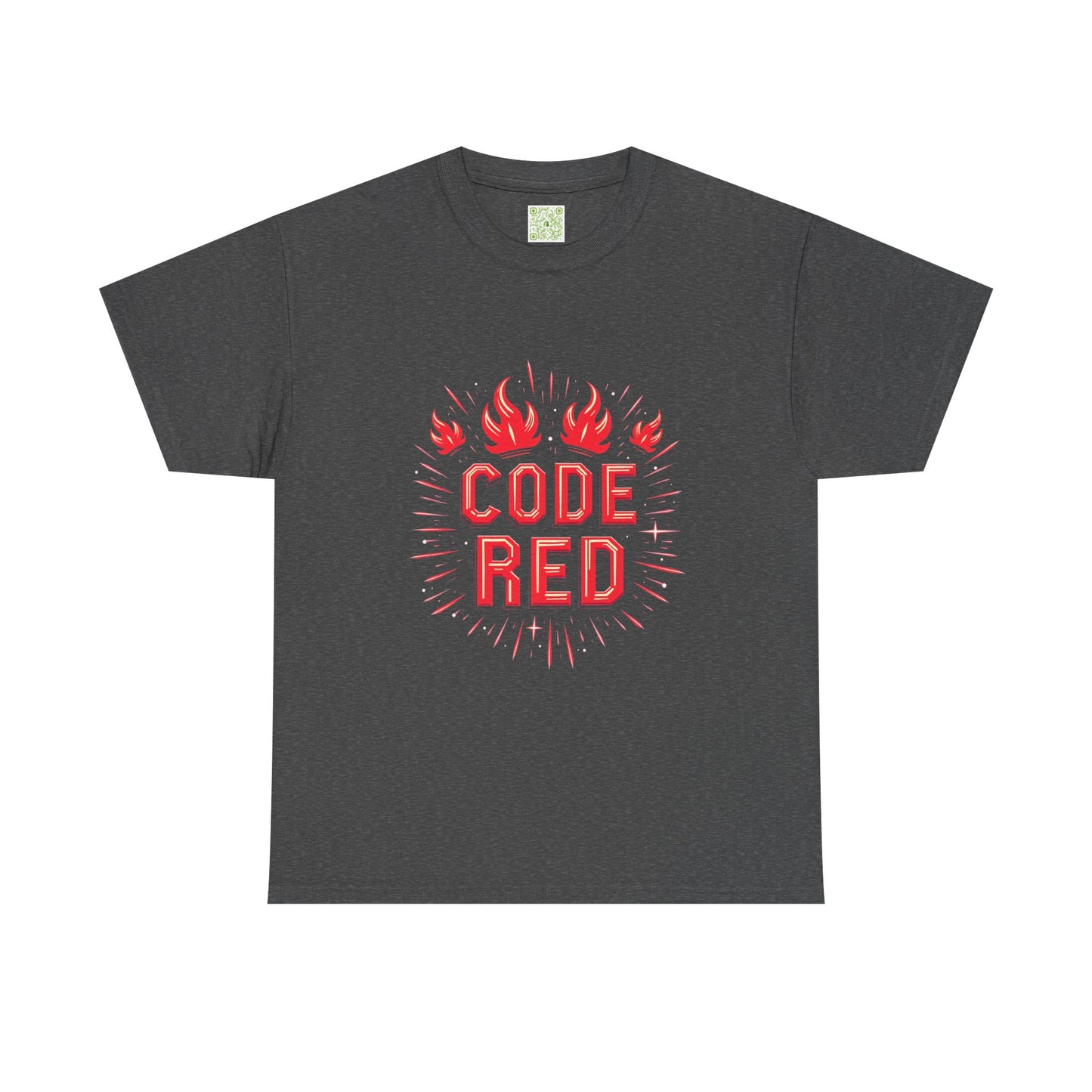 Firefighter Code Red Tee, Firefighting T-Shirt, Fireman Gift, Firefighter Gift, Thin Red Line, Bravery Inspired Shirt, Firefighting Tee