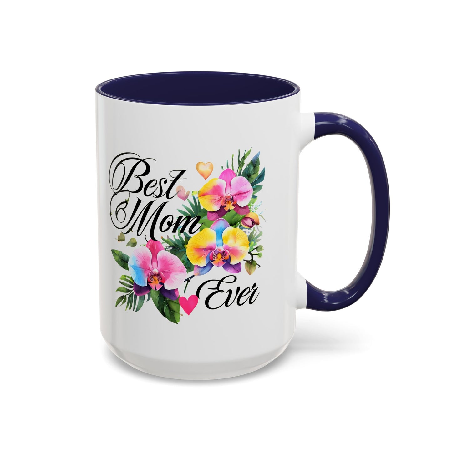 Floral Best Mom Coffee Mug, Vibrant Tea Mug for Mom, Unique Mother's Day Gift, Appreciation Gift for Her