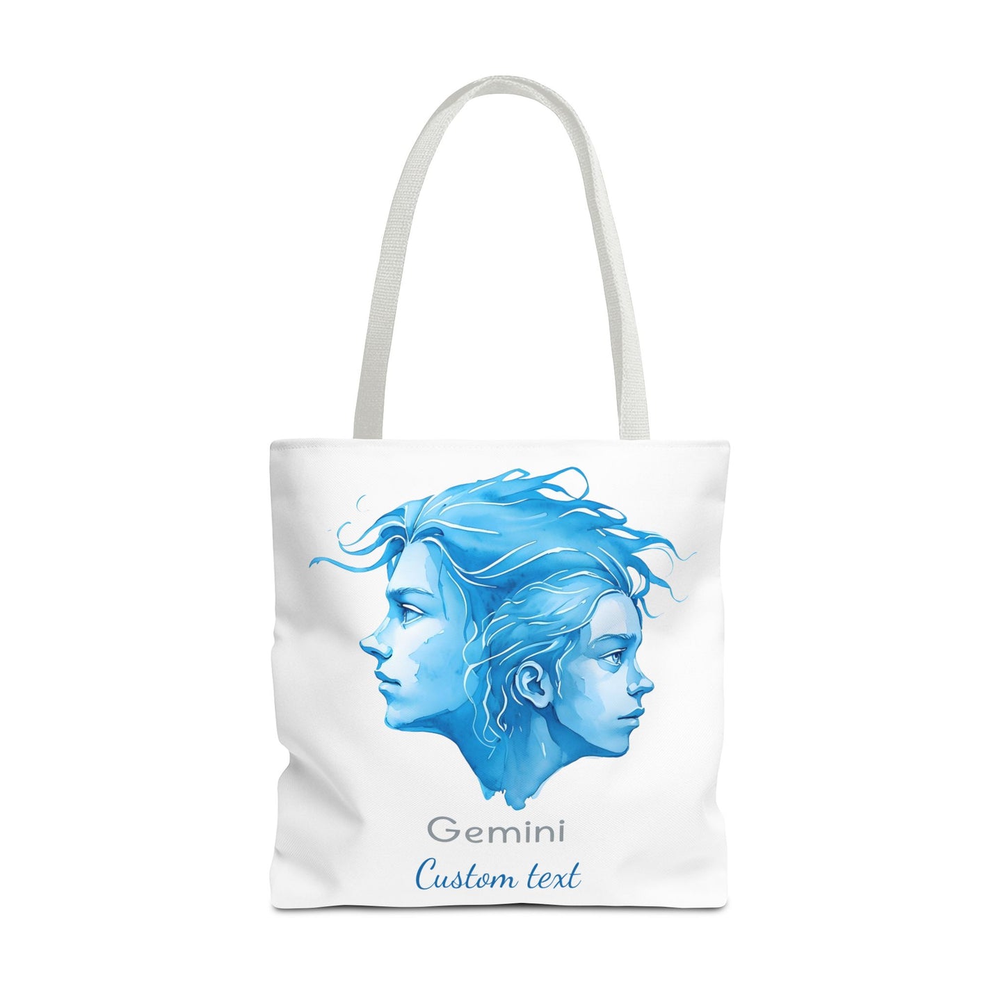 Gemini Zodiac Personalized Tote Bag, Astrology Lover Gift, Artistic Tote Bag, Gemini Birthday Gift, Trendy Tote