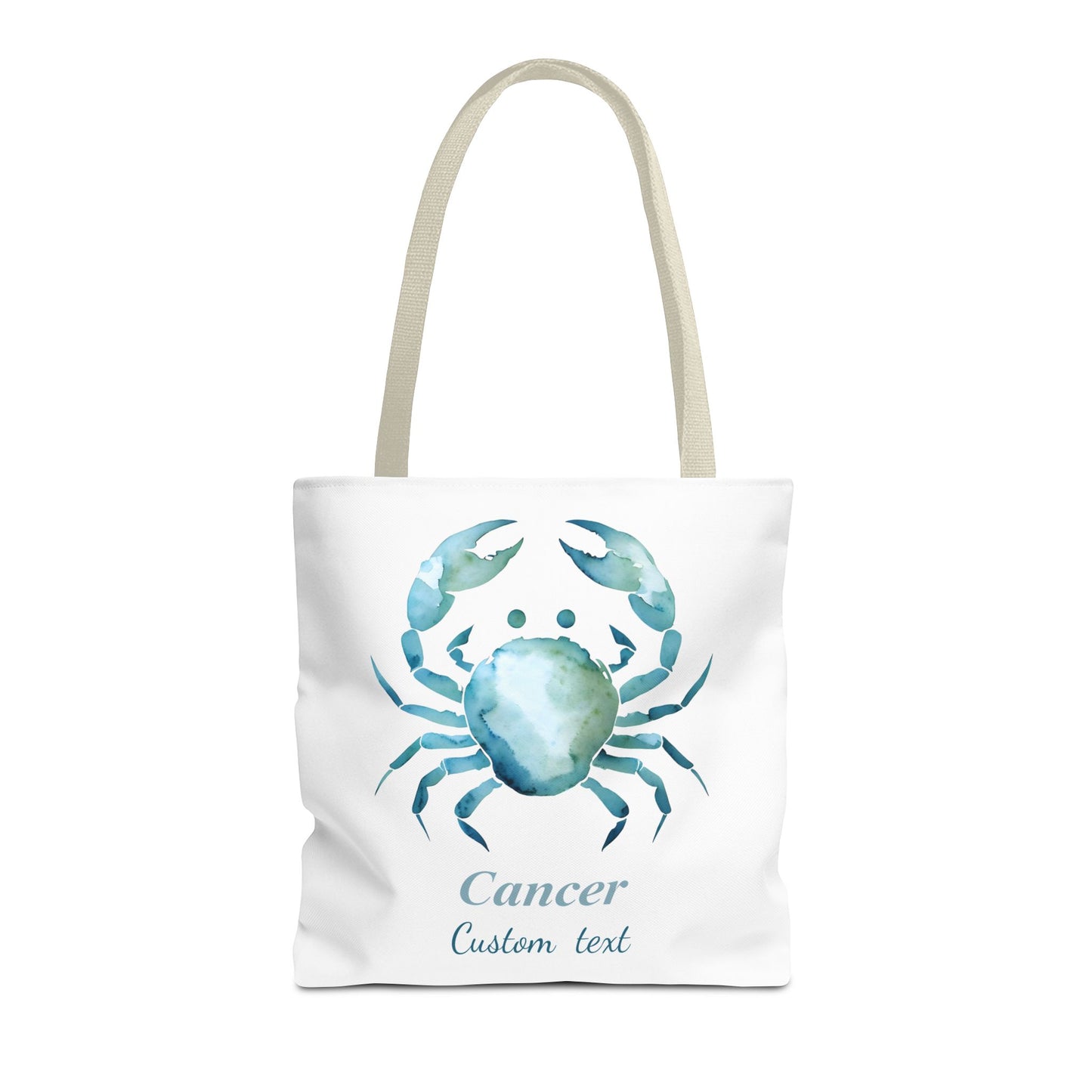 Cancer Zodiac Personalized Tote Bag, Astrology Lover Gift, Artistic Tote Bag, Trendy Tote Bag, Weekender Bag