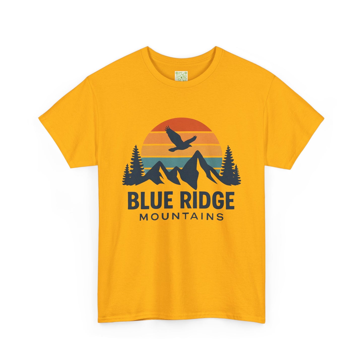 Blue Ridge Parkway Unisex Heavy Cotton Tee, Nature Lover Shirt, Blue Ridge Mountains, North Carolina Shirt, Camping Gift
