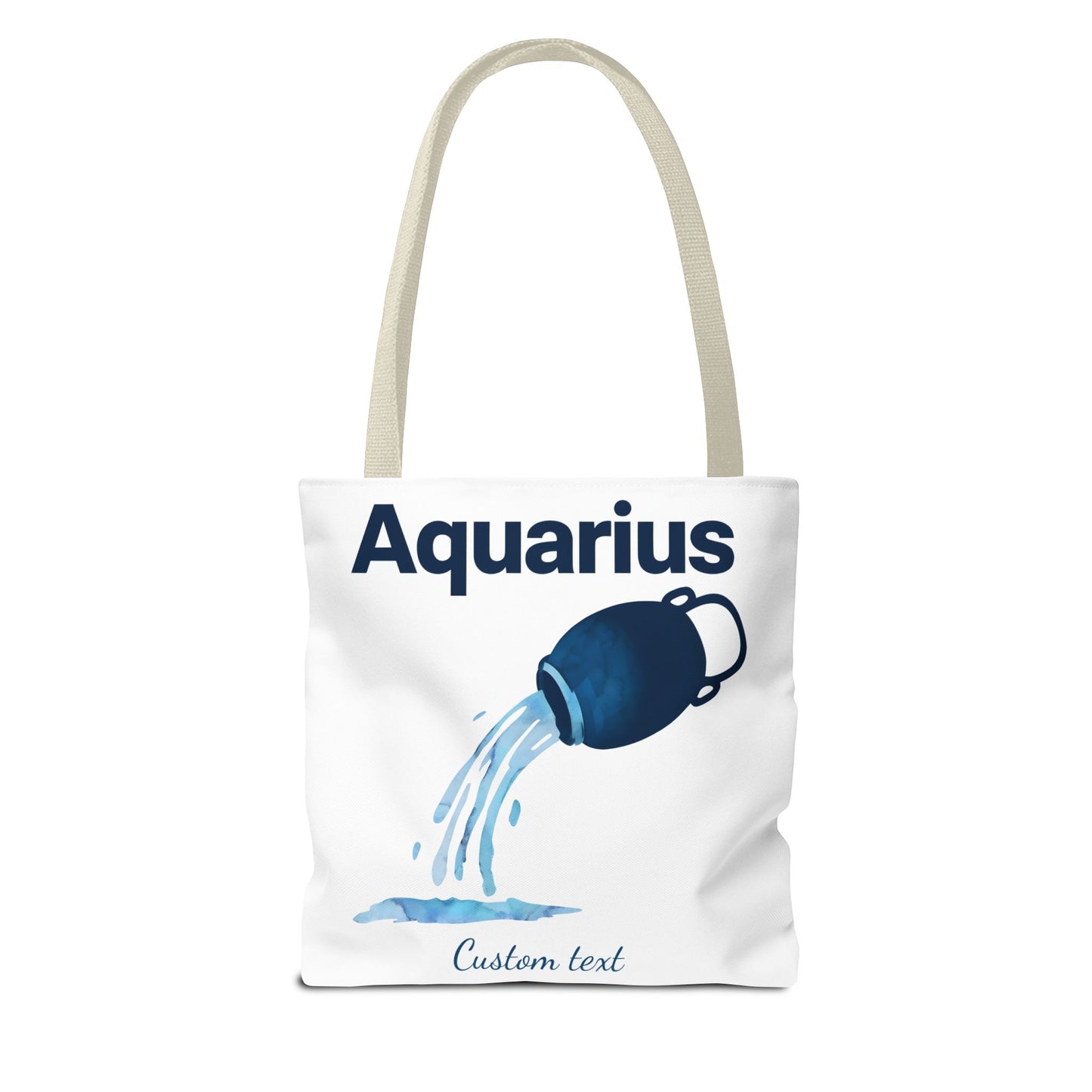 Aquarius Zodiac Personalized Tote Bag, Astrology Lover, Trendy Tote Bag, Aquarius Birthday Gift, Weekender Bag