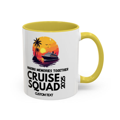 Custom Cruise Squad, Cruise Group, Cruise Party Mug, Group Cruise Mug, Cruise 2025, Matching Cruise Mug, Family Travel Mug