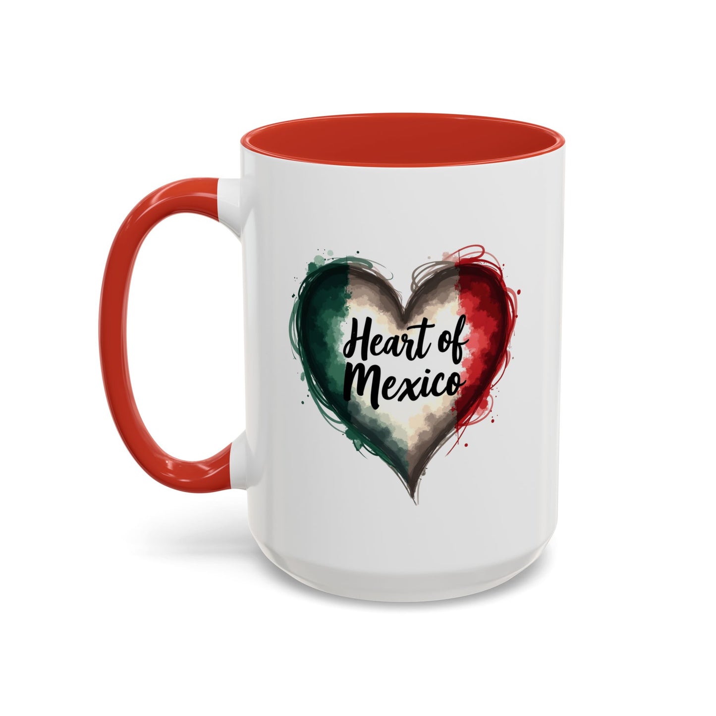 Heart of Mexico Coffee Mug, Hispanic Heritage Mug, Mexican Pride Gift, Immigrant Rights, Mexican Culture, Resistance Mug