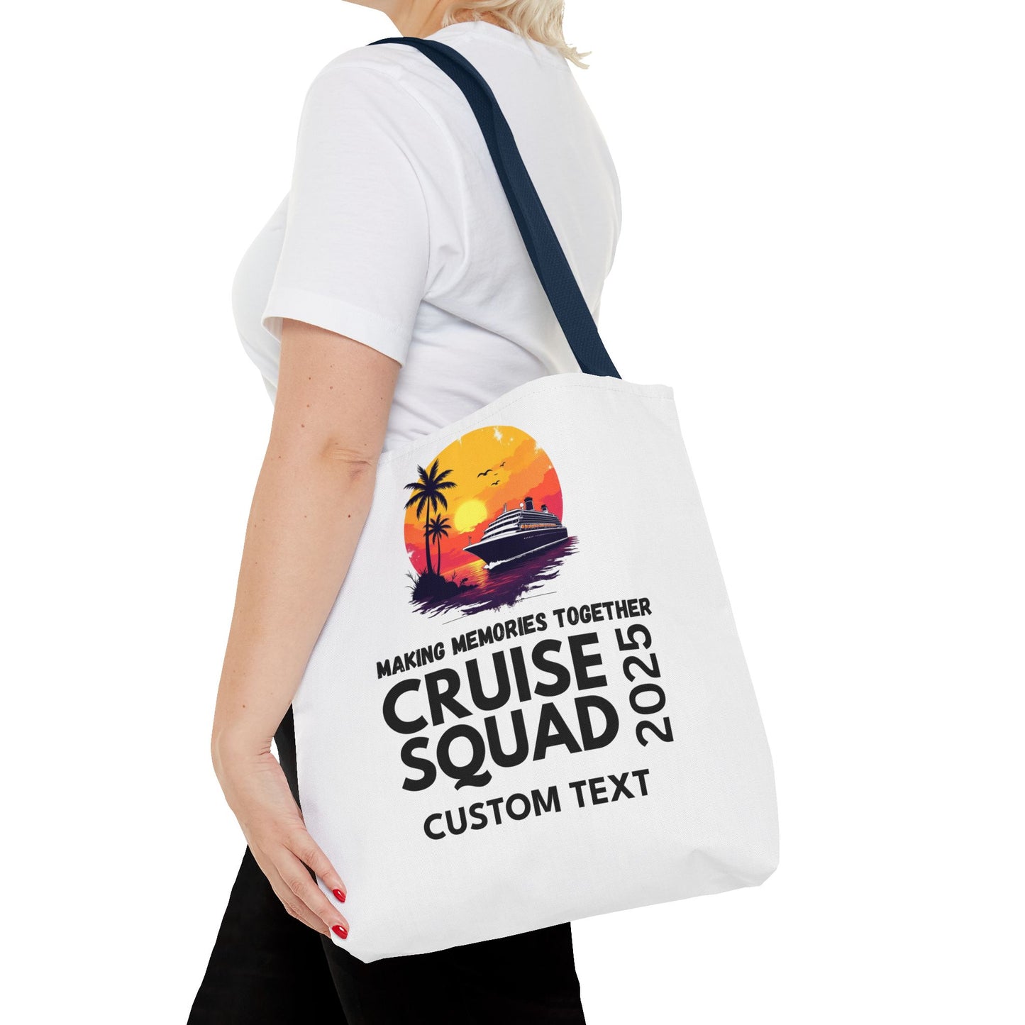 Personalized Cruise Squad Tote Bag, Family Cruise 2025, Matching Tote Bag, Vacation Tote, Family Vacation 2025, Cruise Bag