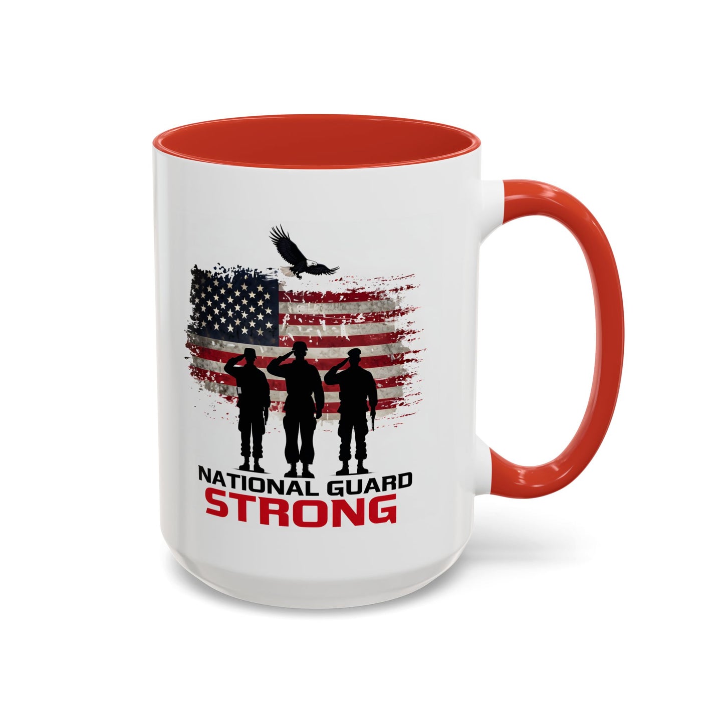 Patriotic National Guard Coffee Mug, Air National Guard, Army Wife Mug, Gift for Soldier, Army Veteran Gift, Army Dad Mug