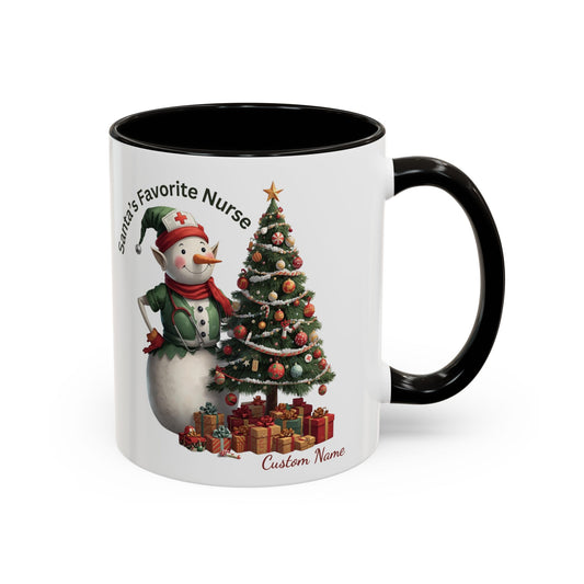 Nurse Christmas Mug, Future Nurse Gift, Nurse Practitioner, Snowman Mug, Nursing Graduation, Christmas Gifts