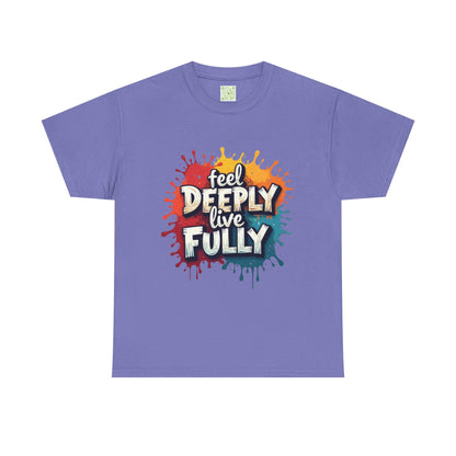 Enneagram  Type 4 Feel Deeply Live Fully Tee, Enneagram Gift, Individualist T-Shirt, Graphic Tshirt, Enneagram Merch
