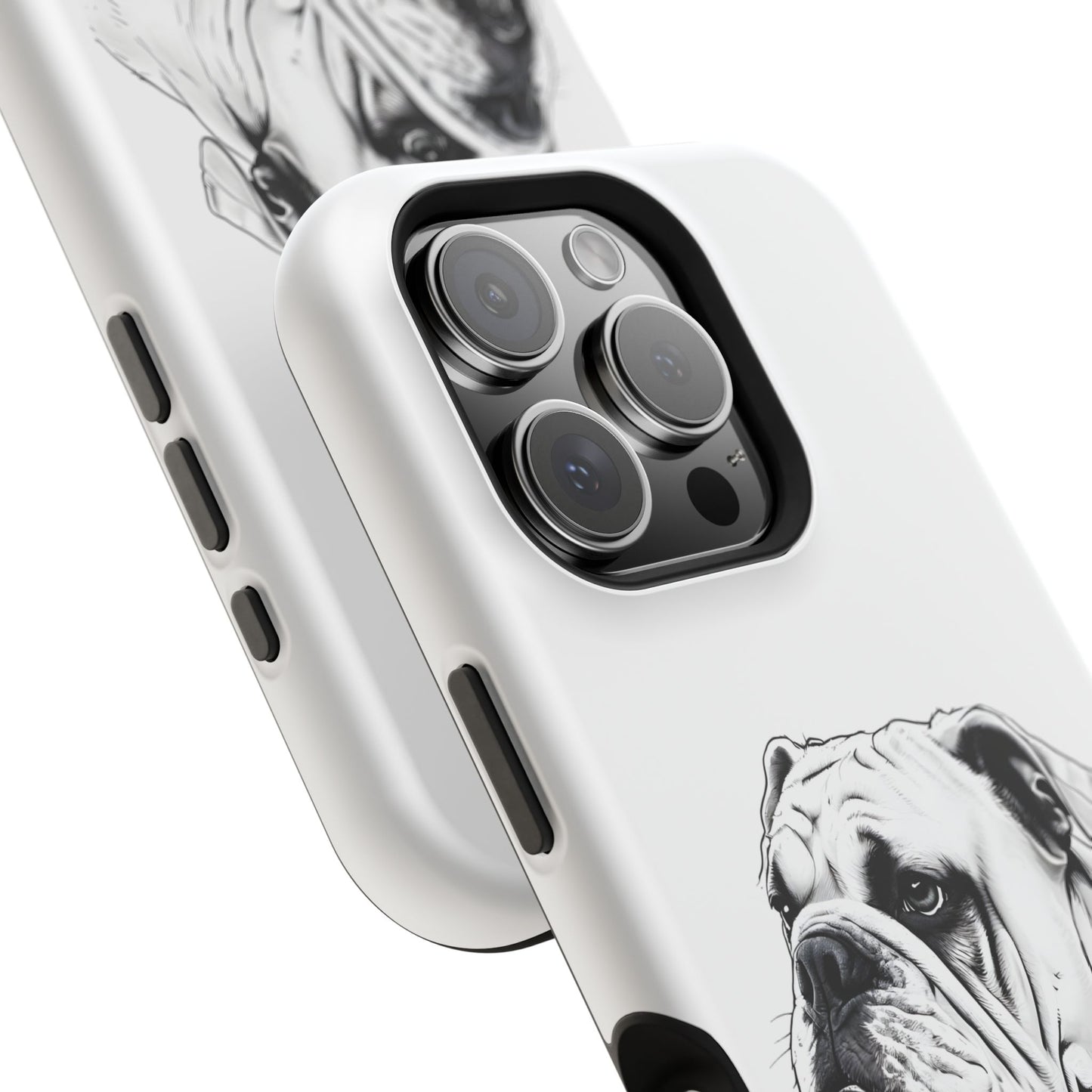 Bulldog Magnetic Tough Cases - Durable Phone Protection, Pet Lovers Gift, Animal Accessories, Unique Design, Personalized Tech