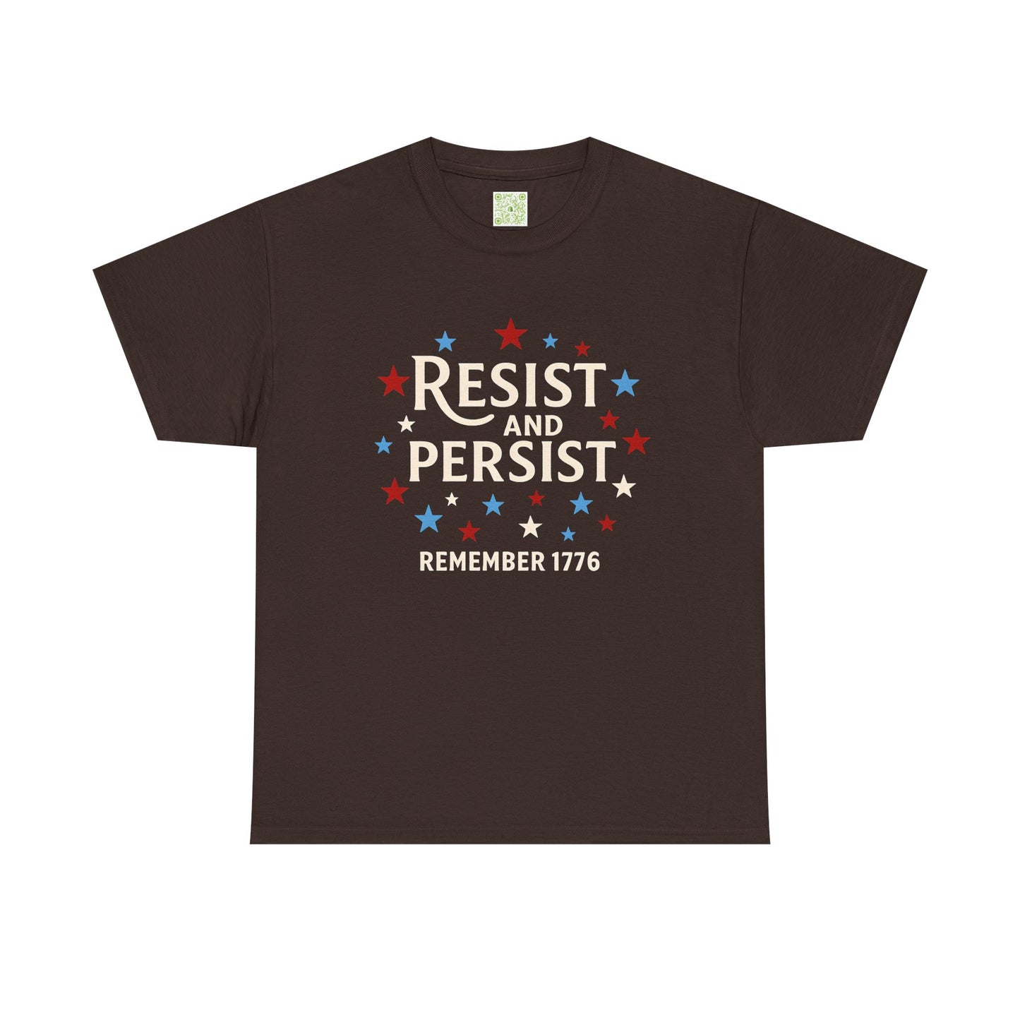 Resist and Persist Tee, Unisex Cotton, Fourth of July Shirt, Memorial Day Shirt, Patriotic Shirt, Freedom Shirt, USA Flag Tee