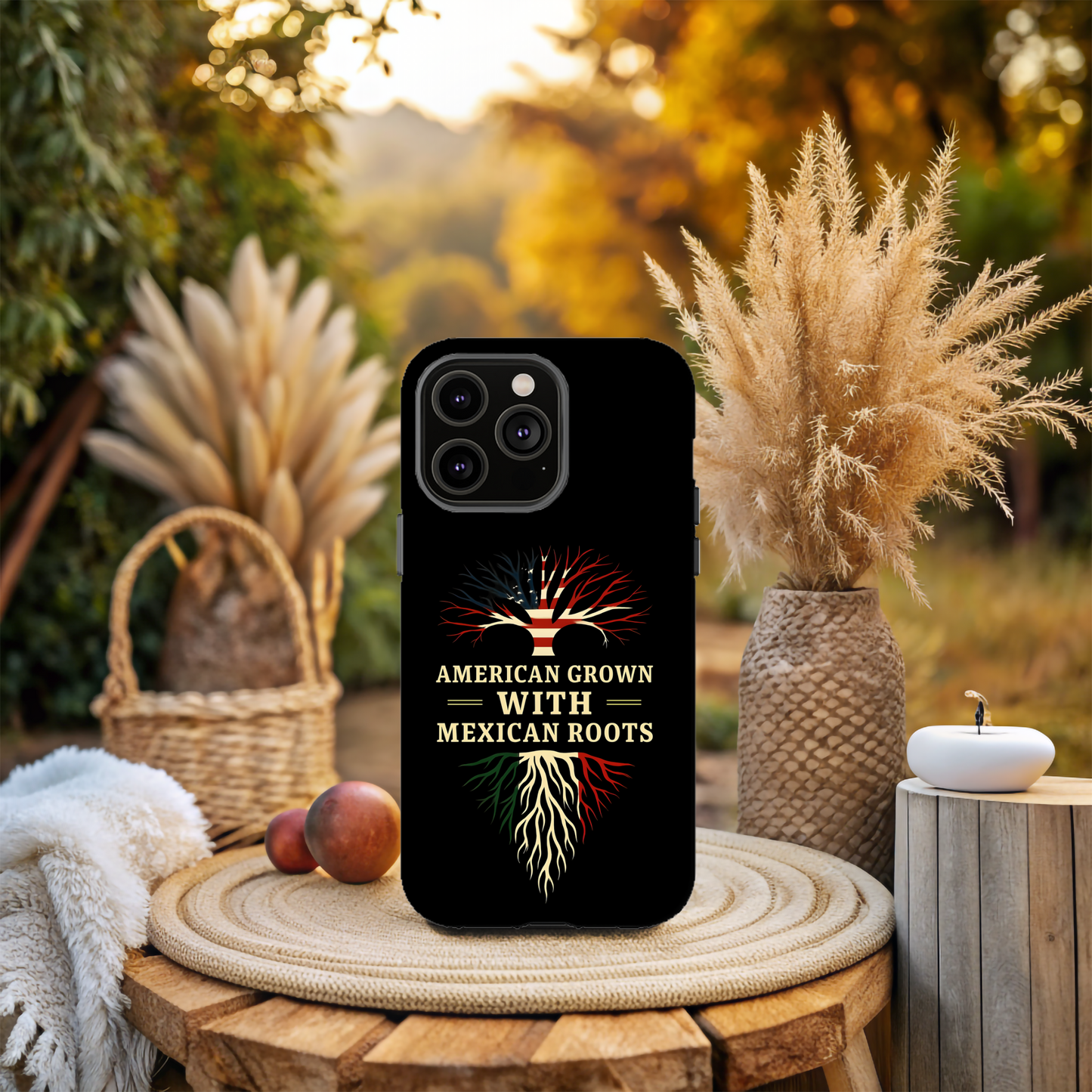 American Grown Magnetic Phone Case, Custom Tough Phone Cover, Unique Phone Accessory, Gift for Her, Multicultural Pride