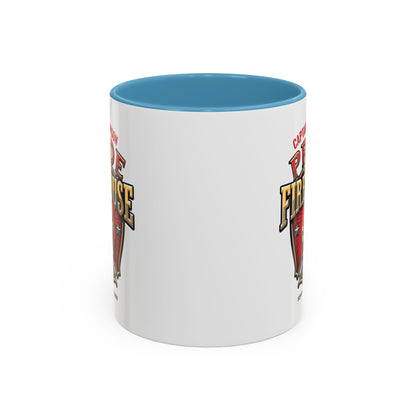 Personalized Pride of the Firehouse Shield Mug, Fire Department, Fire Fighter Gift, Firefighter Mug, Firefighter Dad Gift