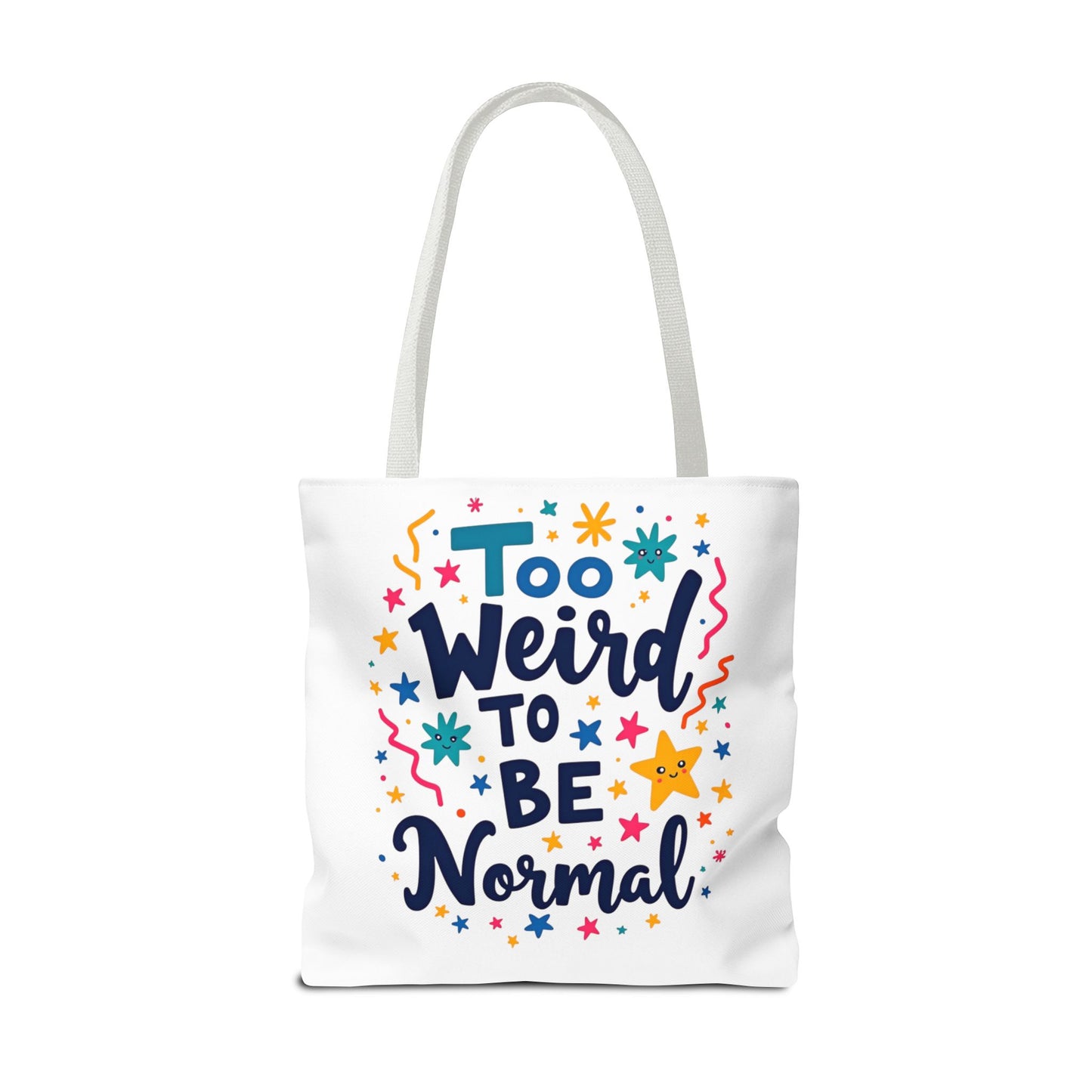 Enneagram Type 4 Tote Bag, To Weird to Be Normal, Personality Test, Enneagram Four, Self Growth Accessories