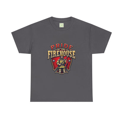 Fireman Shirt Pride of the Firehouse, Firewoman Tee, Firefighter Shirt, First Responder Gift, Fire Rescue, Thin Red Line