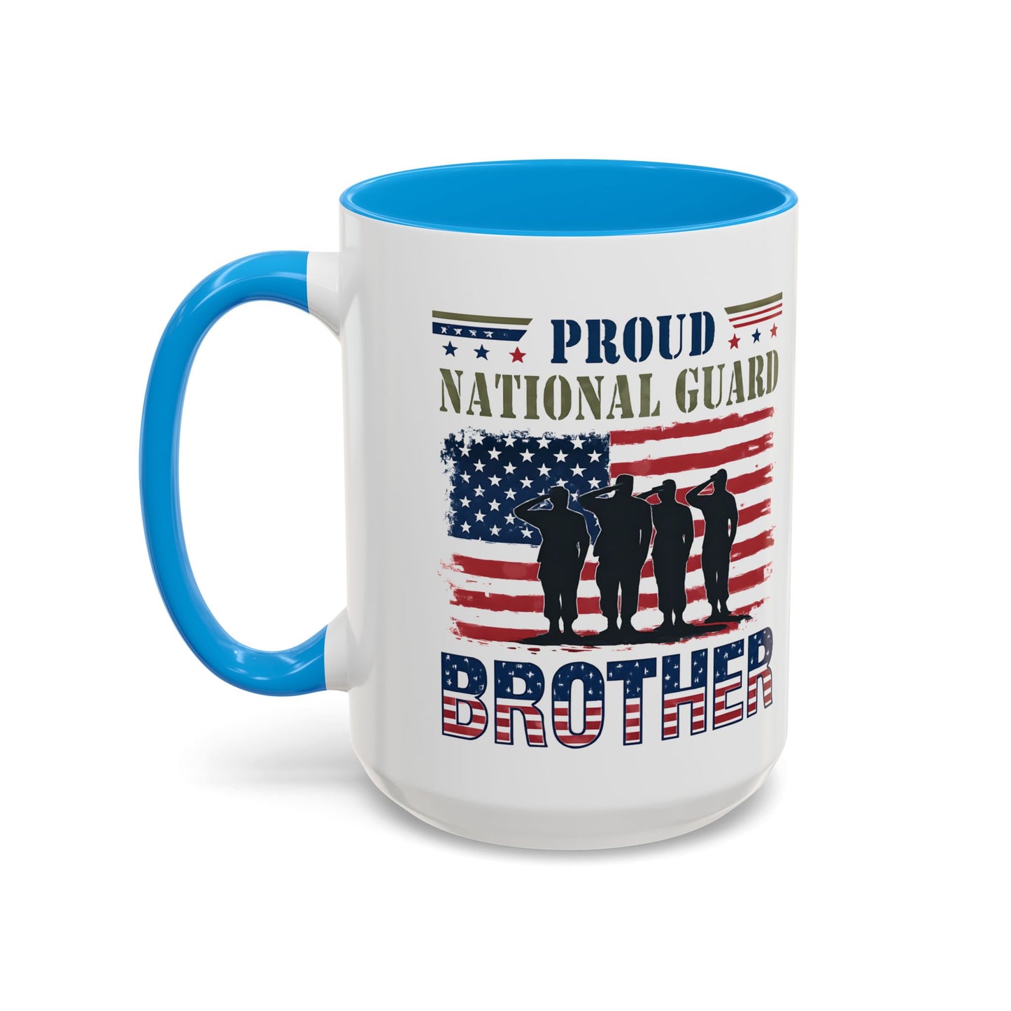 National Guard, Proud Brother Coffee Mug, Veteran Appreciation Mug, Military Family Gift, Army Gifts, Tactical Gifts