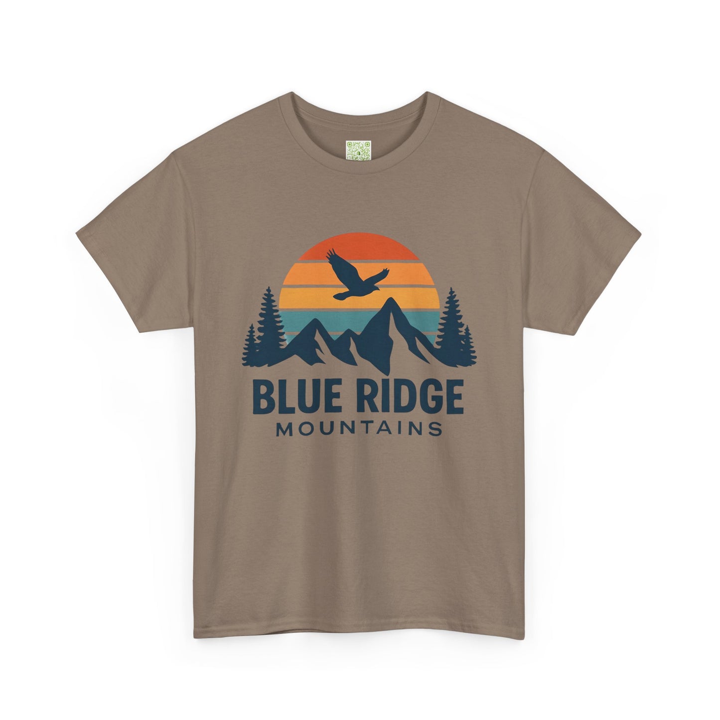 Blue Ridge Parkway Unisex Heavy Cotton Tee, Nature Lover Shirt, Blue Ridge Mountains, North Carolina Shirt, Camping Gift