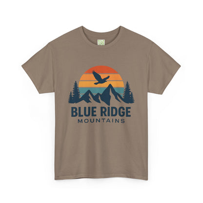 Blue Ridge Parkway Unisex Heavy Cotton Tee, Nature Lover Shirt, Blue Ridge Mountains, North Carolina Shirt, Camping Gift