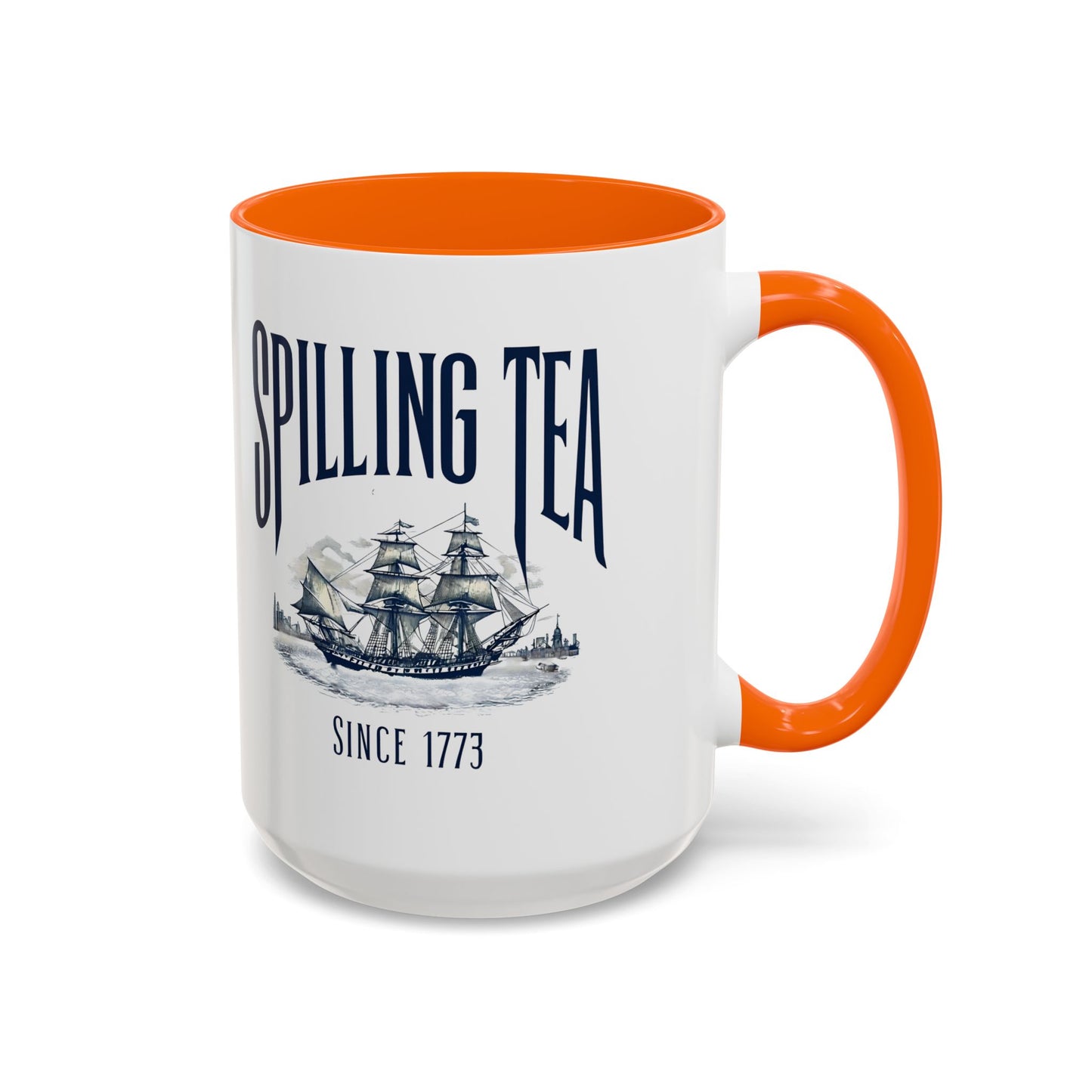 Spilling Tea Since 1773 Coffee Mug, Patriotic Coffee Mug, Funny Patriot Gift, American Freedom, Memorial Day