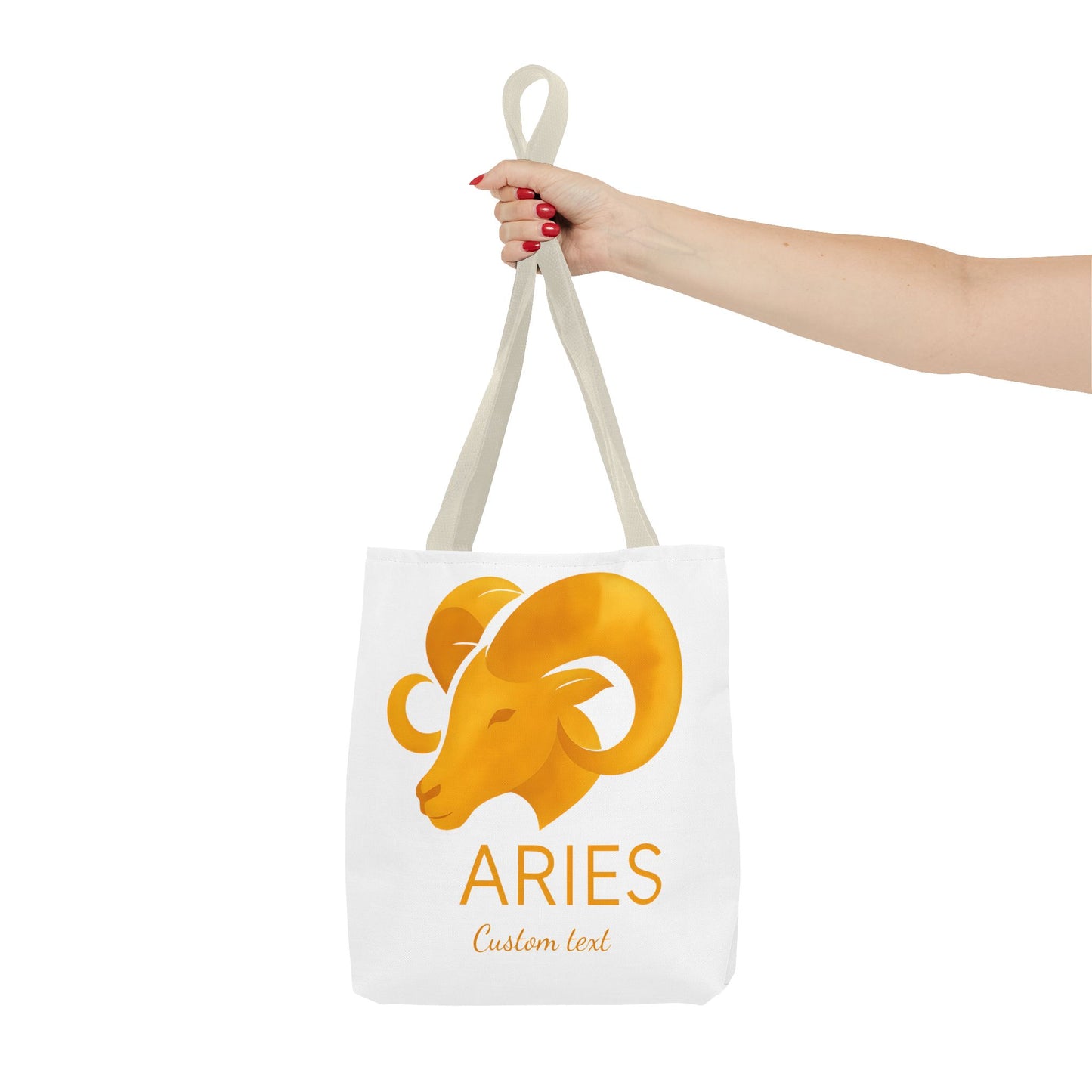Aries Zodiac Personalized Tote Bag, Artistic Tote Bag, Astrology Bag, Unique Tote Bag, Aries Birthday Gift