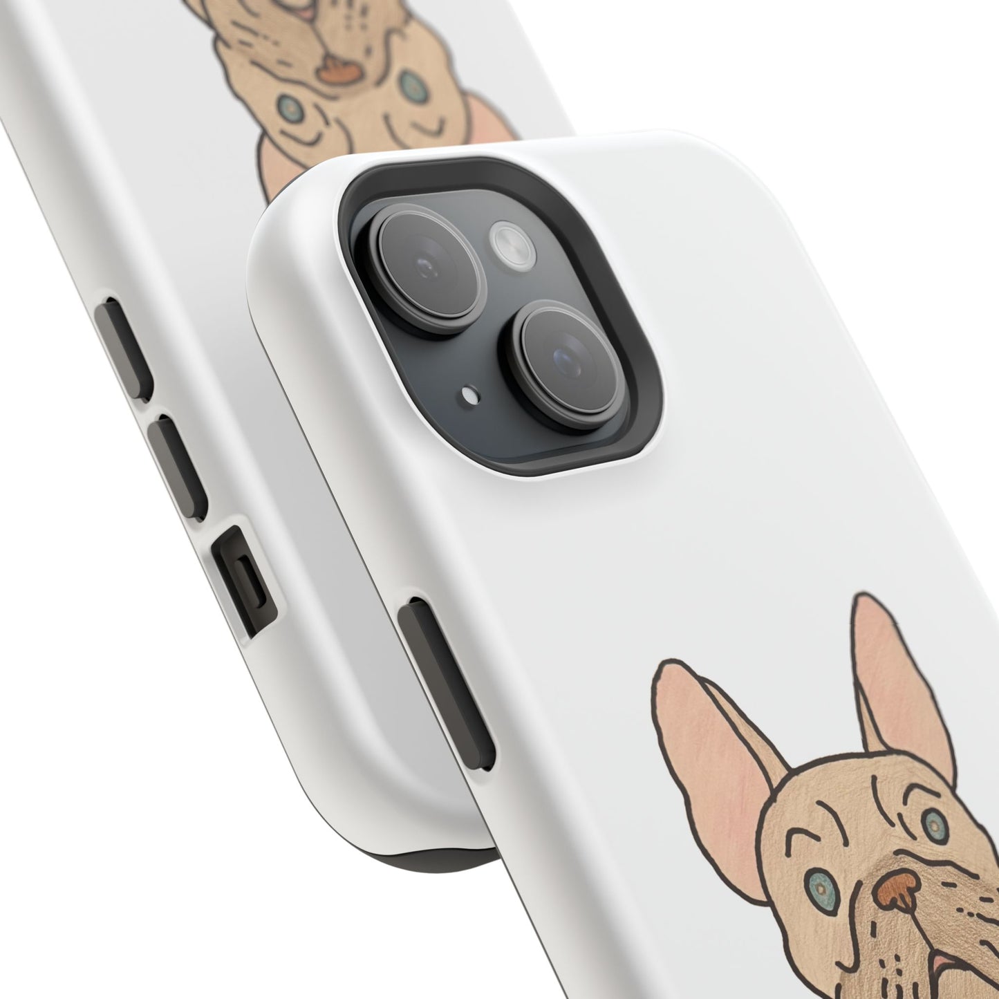 French Bulldog Magnetic Tough Case, Cute Pet Phone Cover, Dog Lover Gift, MagSafe Phone Protector, Unique Phone Accessory