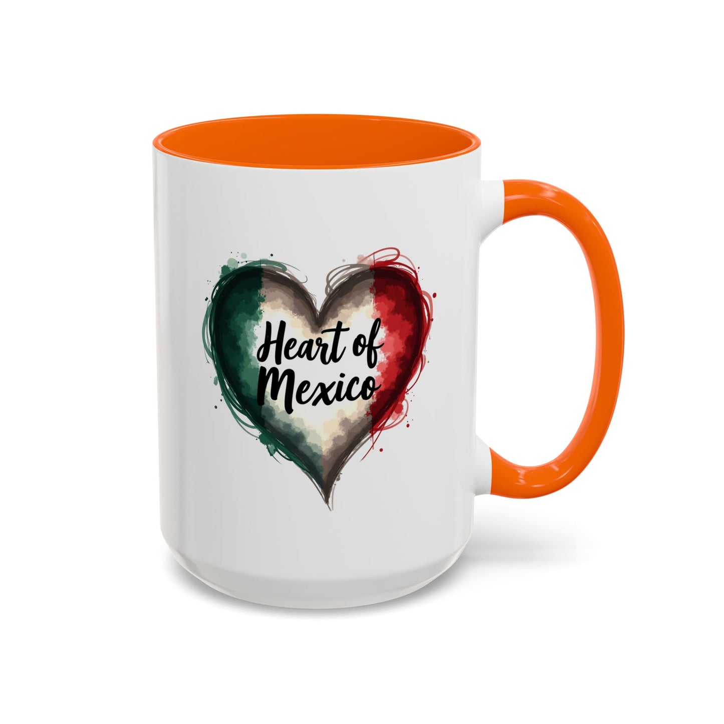 Heart of Mexico Coffee Mug, Hispanic Heritage Mug, Mexican Pride Gift, Immigrant Rights, Mexican Culture, Resistance Mug