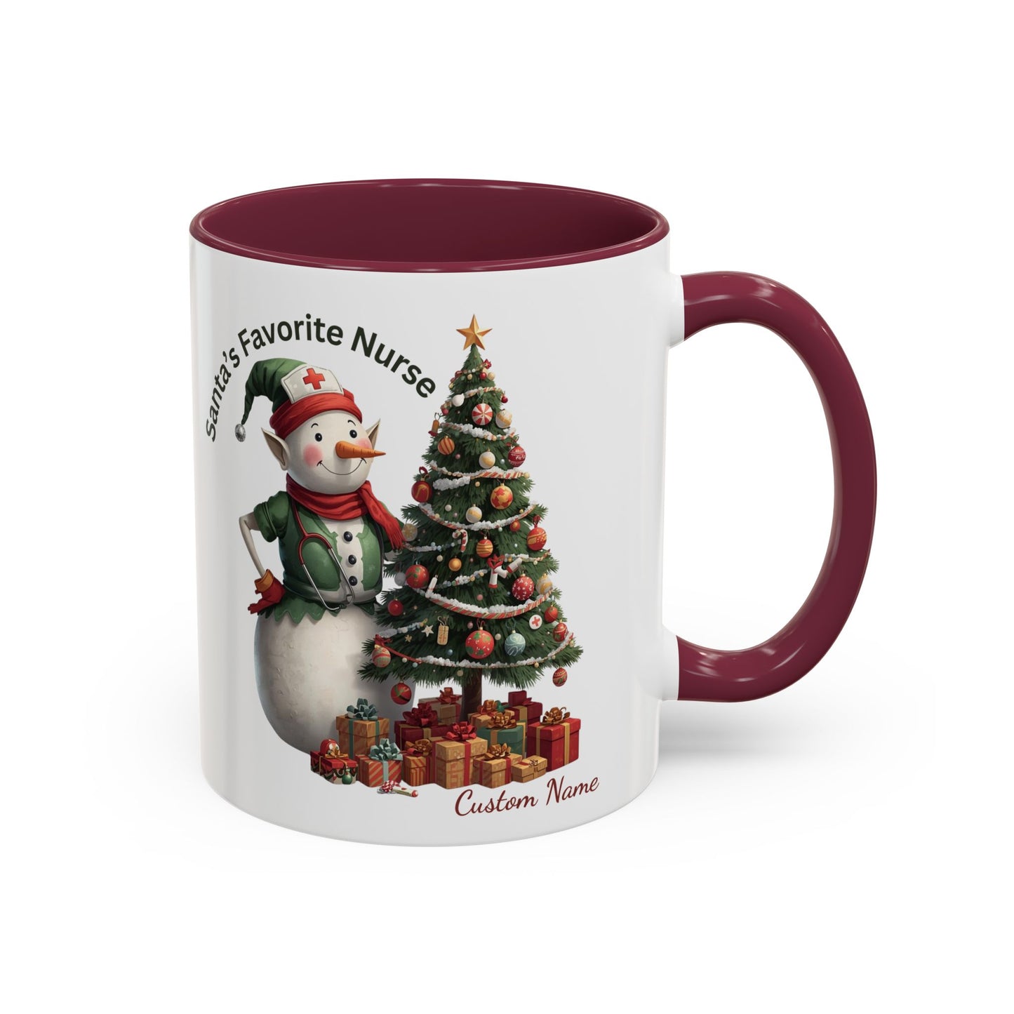 Nurse Christmas Mug, Future Nurse Gift, Nurse Practitioner, Snowman Mug, Nursing Graduation, Christmas Gifts