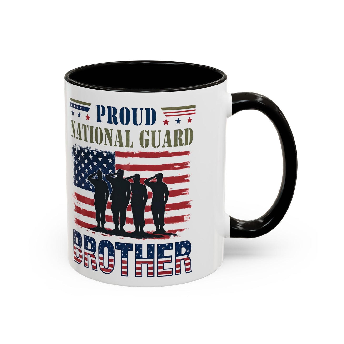National Guard, Proud Brother Coffee Mug, Veteran Appreciation Mug, Military Family Gift, Army Gifts, Tactical Gifts