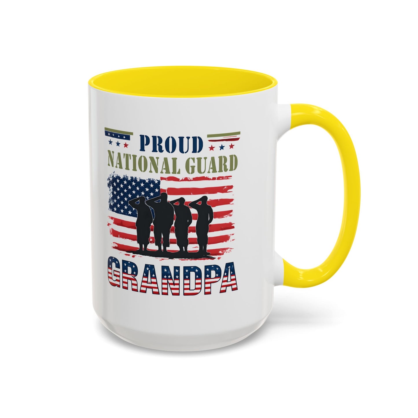 Proud National Guard Grandpa Coffee Mug, Army National Guard, Veteran Appreciation, Gift for Heroes, Military Family Gift