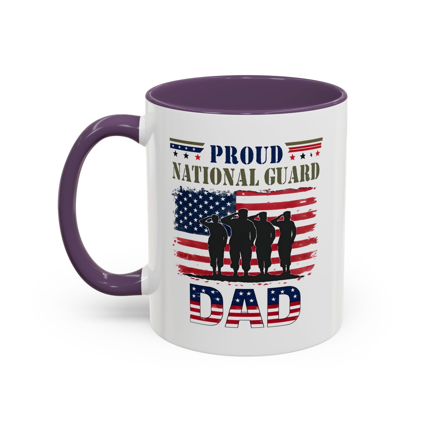 Proud National Guard Dad Coffee Mug, Army National Guard, Veteran Appreciation, Military Family Gift, Gift For Heroes