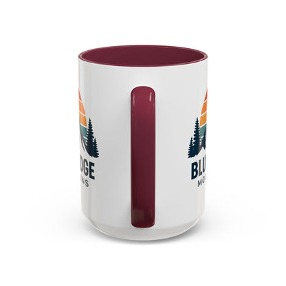 Blue Ridge Mountains, One Happy Camper, Accent Coffee Mug, Blueridge Mug, Blue Ridge Parkway, Camping Coffee Mug, Camping Gift