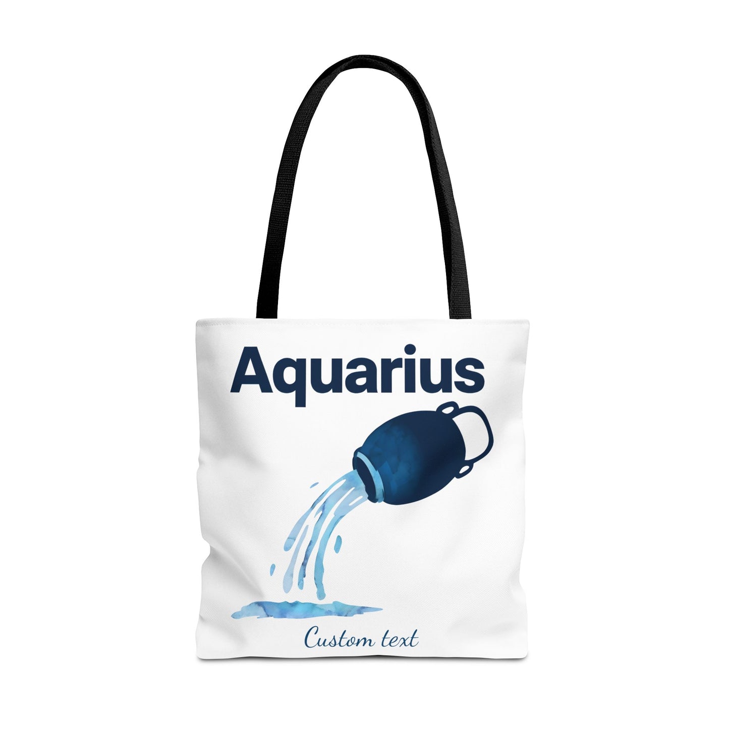 Aquarius Zodiac Personalized Tote Bag, Astrology Lover, Trendy Tote Bag, Aquarius Birthday Gift, Weekender Bag