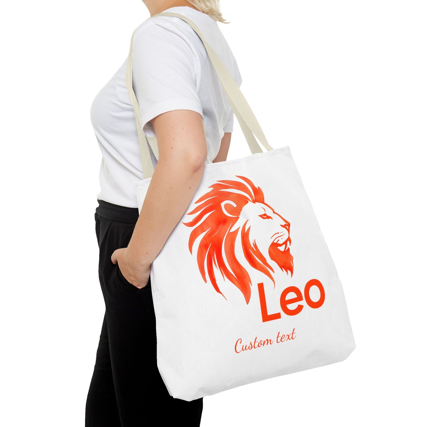 Leo Zodiac Personalized Tote Bag, Artistic Tote Bag, Astrology Lover, Trendy Tote Bag, Weekender, Aesthetic Tote
