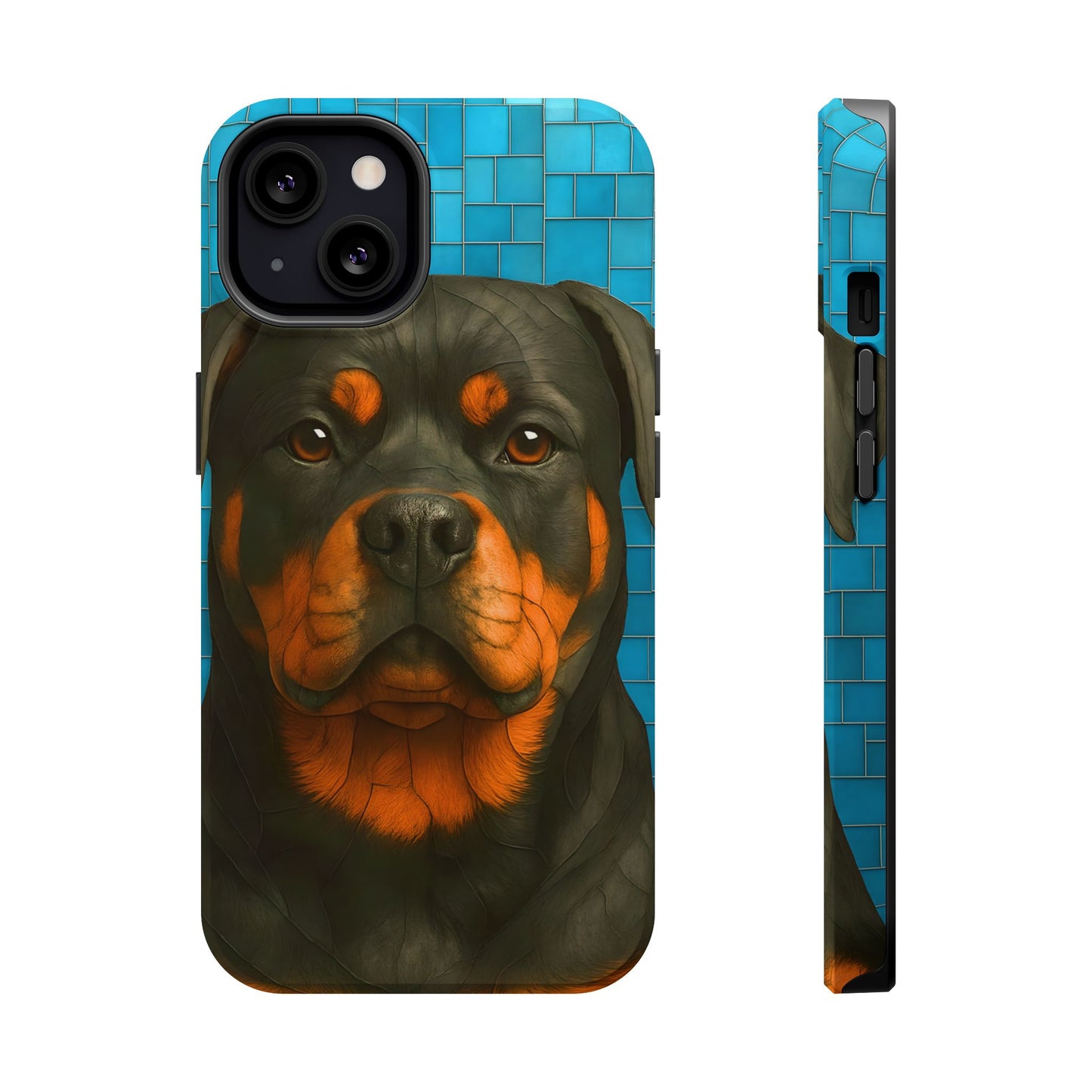 Rottweiler Mosaic Phone Case, Rottie Mama Phone Cover, Rottweiler Mama Gift, Dog Lover Gift, iPhone Dog Case