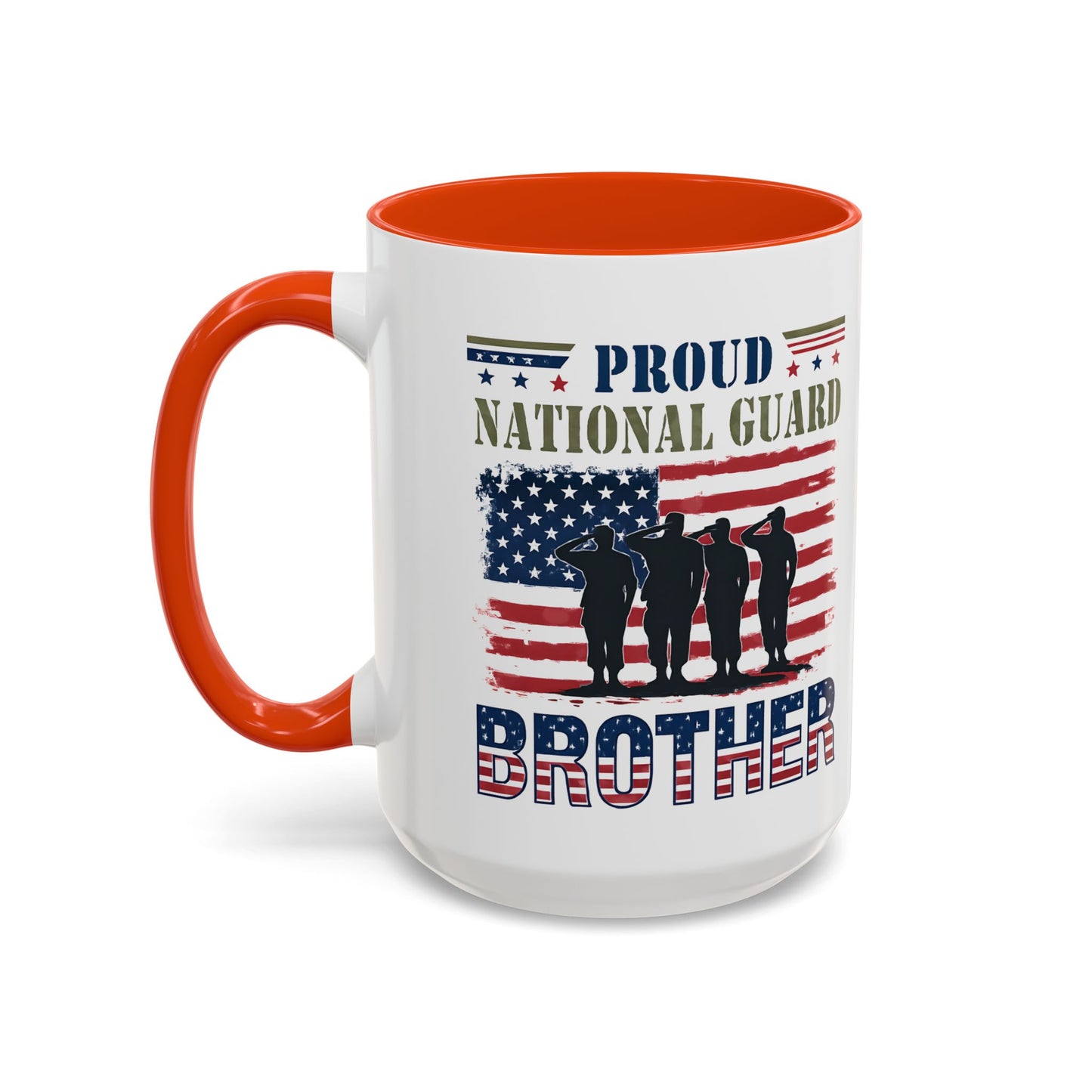 National Guard, Proud Brother Coffee Mug, Veteran Appreciation Mug, Military Family Gift, Army Gifts, Tactical Gifts