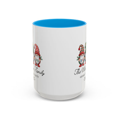 gnome mug, Personalized Family Gnome Christmas Mug, Custom Family Name 2025 Coffee Cup, Cute Holiday Gift for Family, Christmas Gnome Mug Keepsake