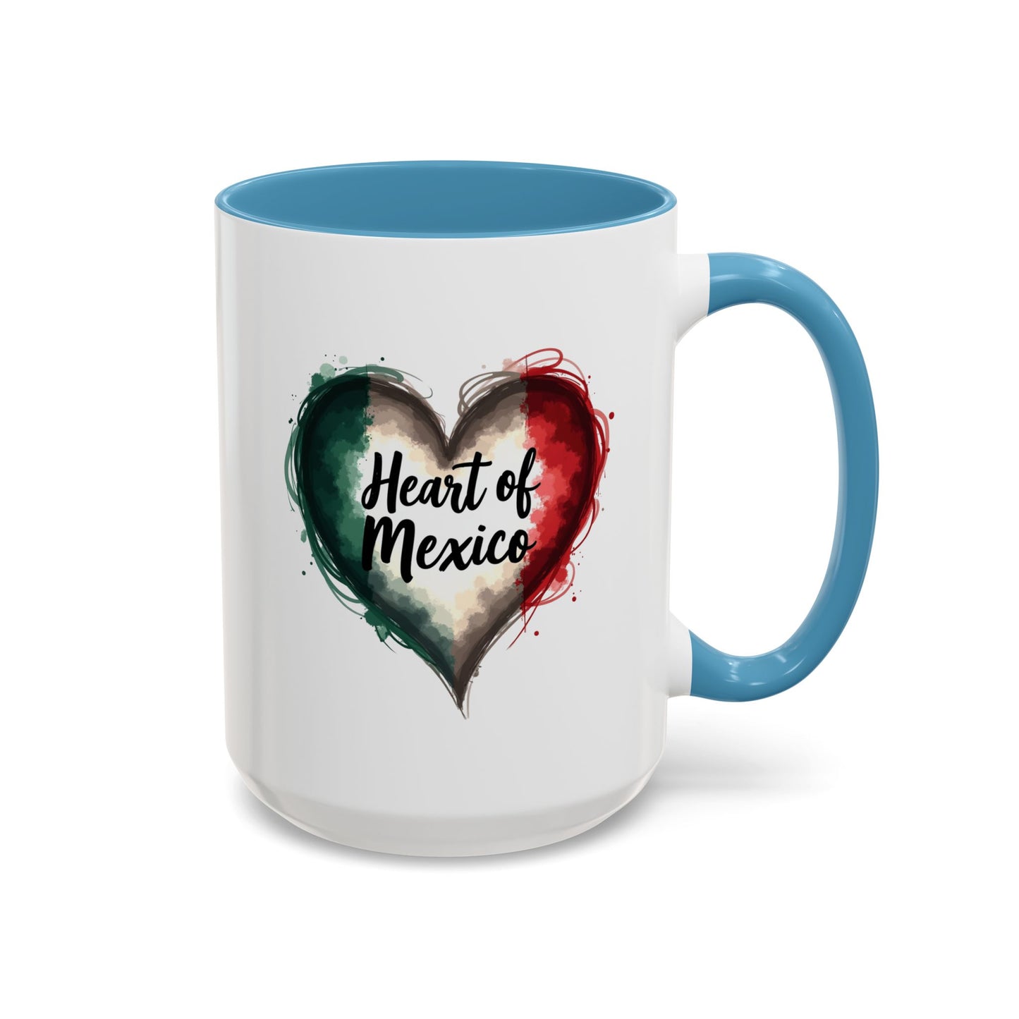 Heart of Mexico Coffee Mug, Hispanic Heritage Mug, Mexican Pride Gift, Immigrant Rights, Mexican Culture, Resistance Mug