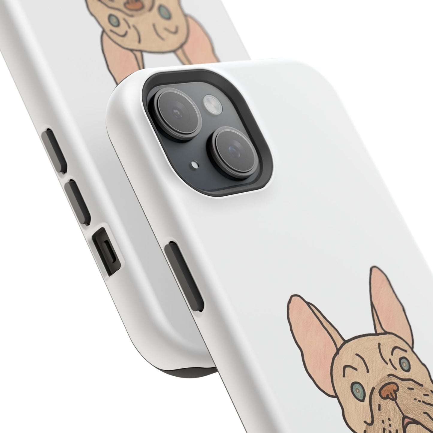 French Bulldog Magnetic Tough Case, Cute Pet Phone Cover, Dog Lover Gift, MagSafe Phone Protector, Unique Phone Accessory