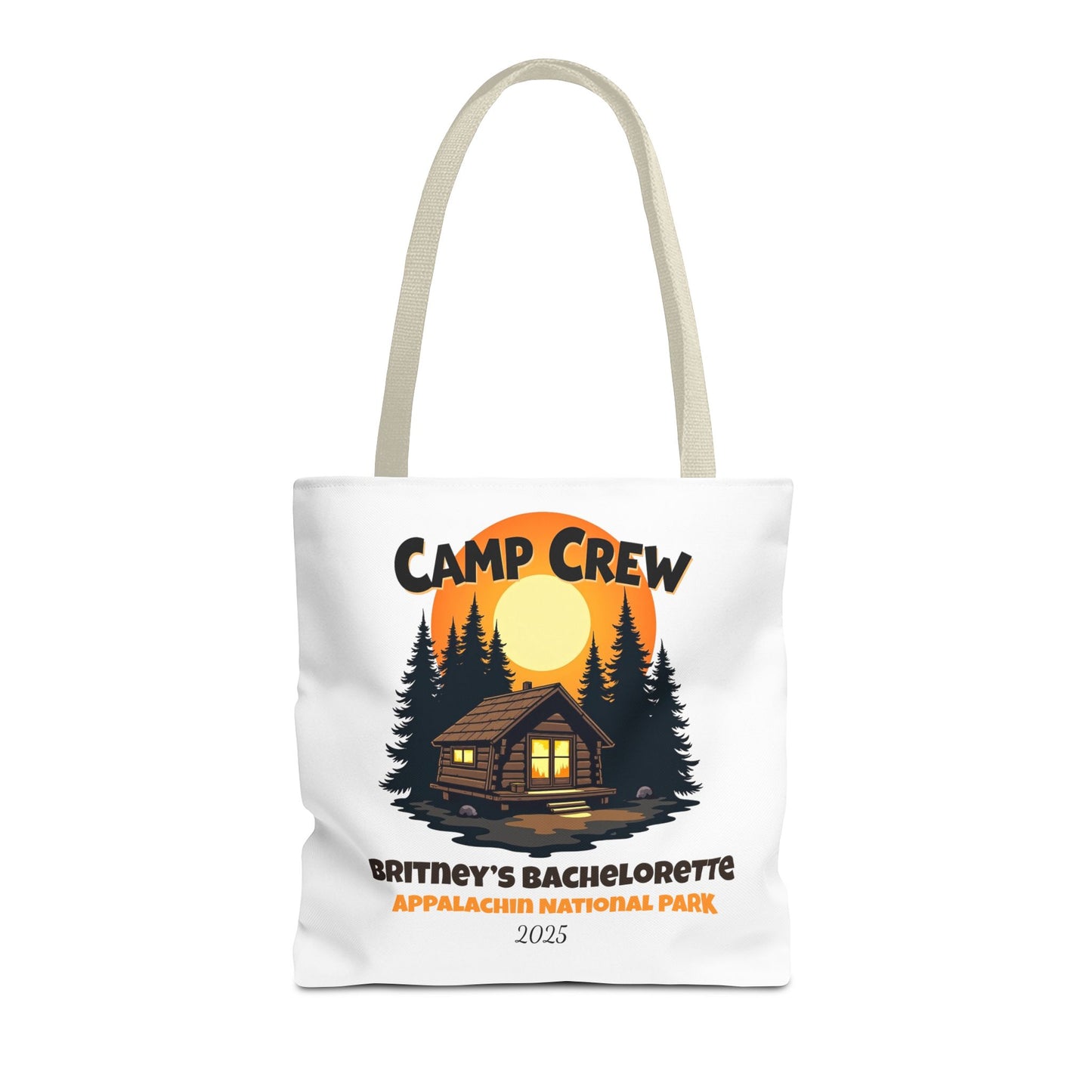 Bachelorette Camp Crew Tote Bag, Bride Beach Bag, Camp Bride, Camping Bach, Bridal Tote Bag, Custom Beach Bag