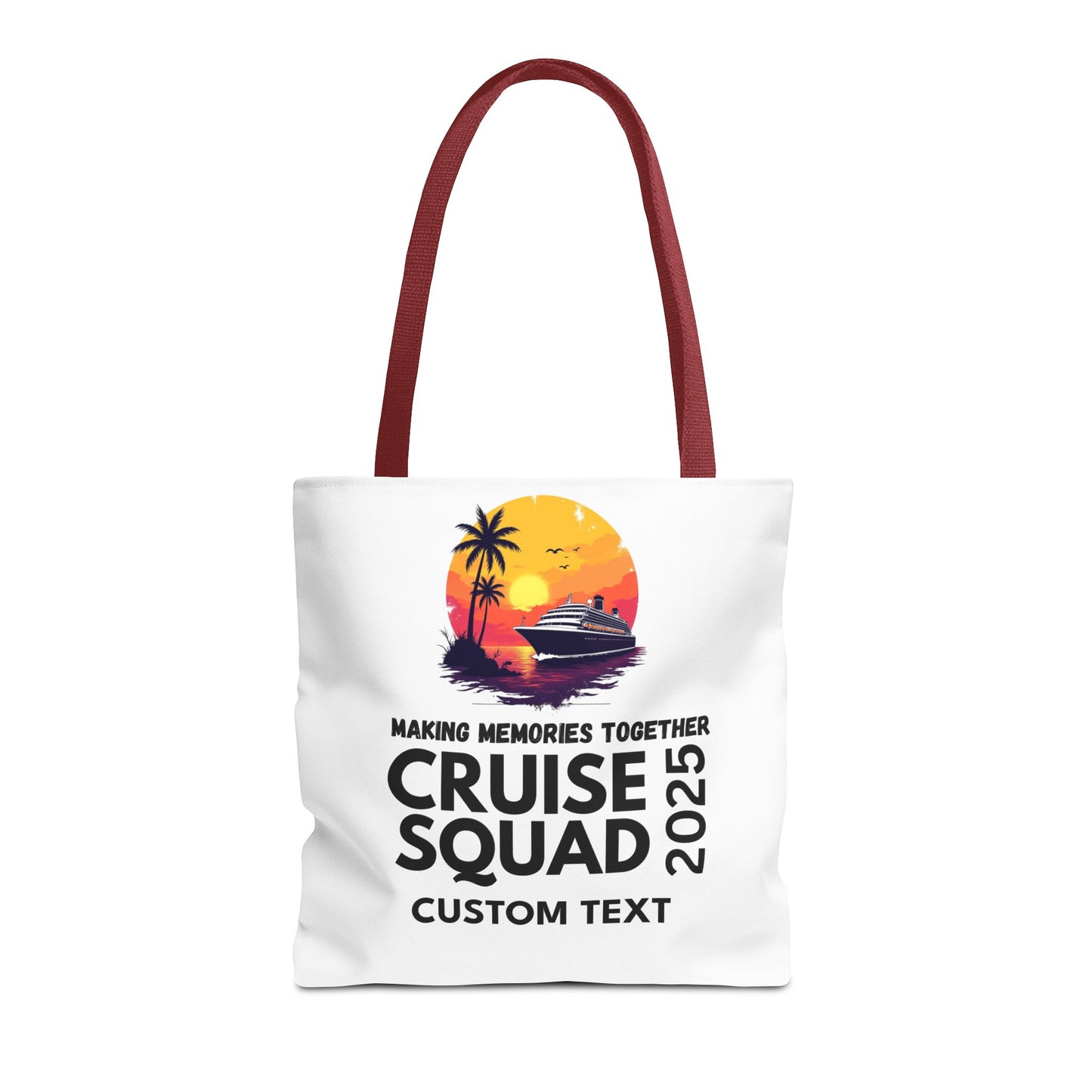 Personalized Cruise Squad Tote Bag, Family Cruise 2025, Matching Tote Bag, Vacation Tote, Family Vacation 2025, Cruise Bag