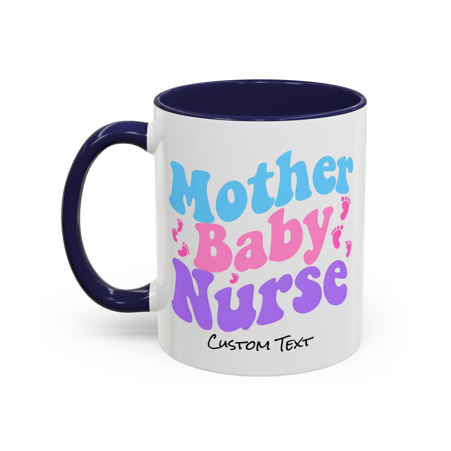 Retro Mother Baby Nurse Coffee Mug, Nurse Practitioner Gift, Labor and Delivery Nurse, Postpartum Gift, Nursery Nurse Cup