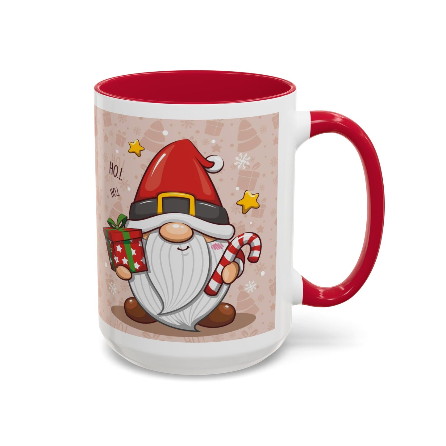 Ho Ho Santa Gnome Christmas Mug, Cute Holiday Coffee Cup, Festive Hot Cocoa Mug, Gnome Lover Christmas Gift, Cozy Winter Drinkware for Holiday Cheer