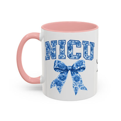 NICU Nurse Chinoiserie Accent Coffee Mug, Nurse Retirement Mug, NICU Nurse Mug, New Job Gift, Mug For NICU Nurse