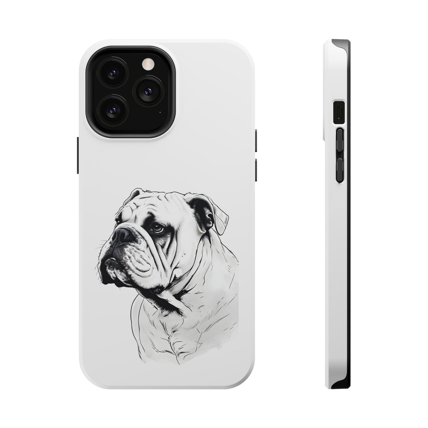 Bulldog Magnetic Tough Cases - Durable Phone Protection, Pet Lovers Gift, Animal Accessories, Unique Design, Personalized Tech
