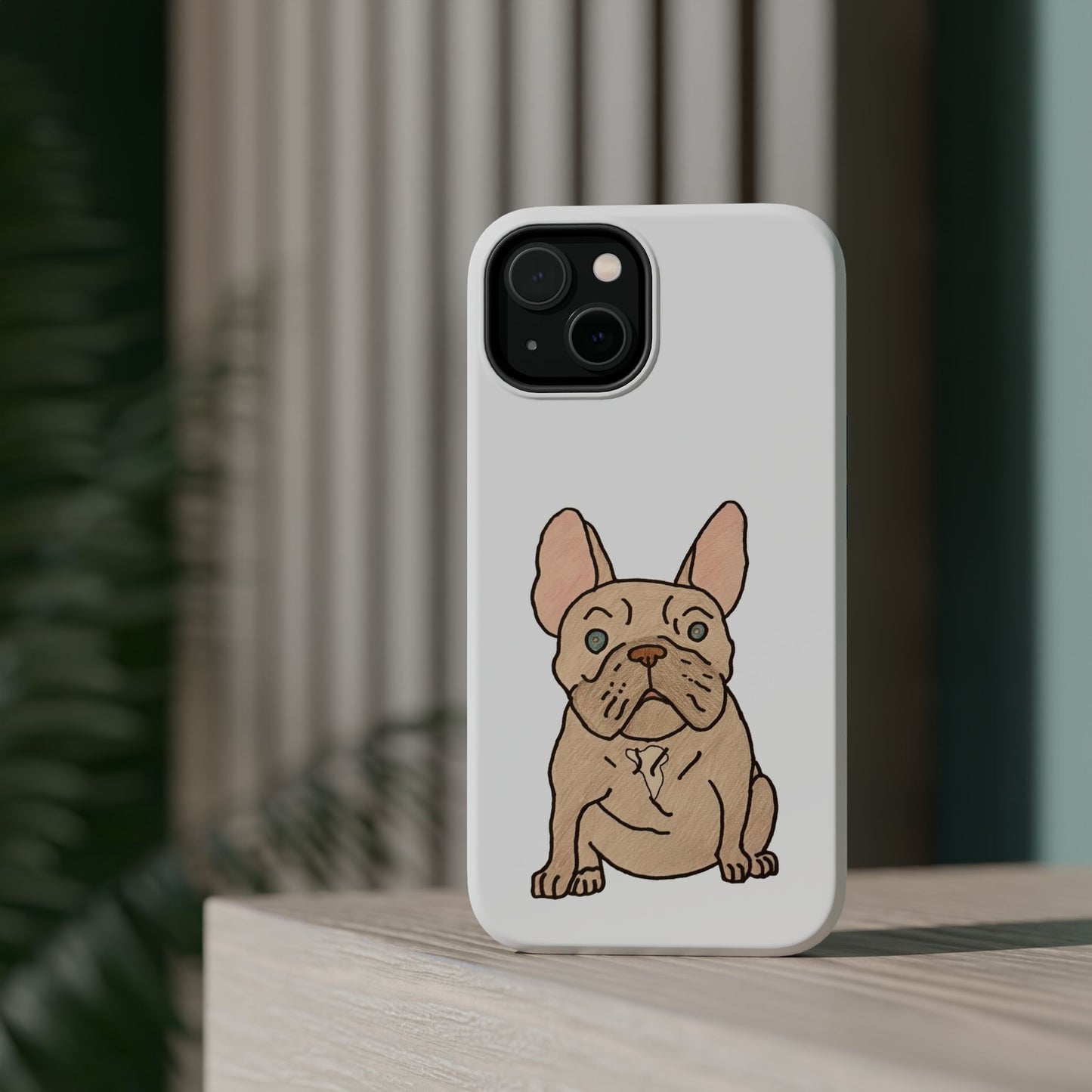 French Bulldog Magnetic Tough Case, Cute Pet Phone Cover, Dog Lover Gift, MagSafe Phone Protector, Unique Phone Accessory